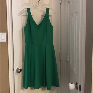 Dress Barn Kelly Green Tank Dress, Size 12